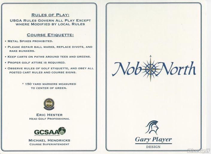 Nob North Golf Course Course Profile Course Database