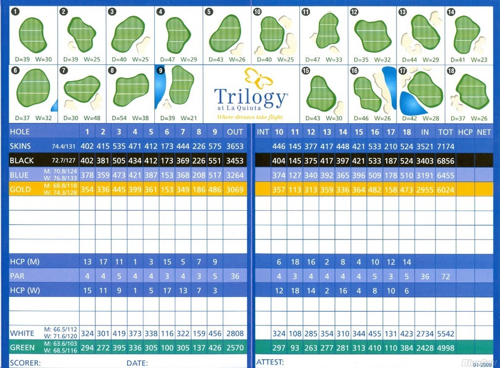 Golf Club at La Quinta, The Course Profile Course Database