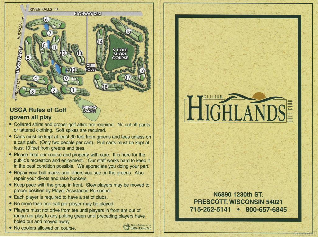 Clifton Highlands Golf Club Course Profile Course Database