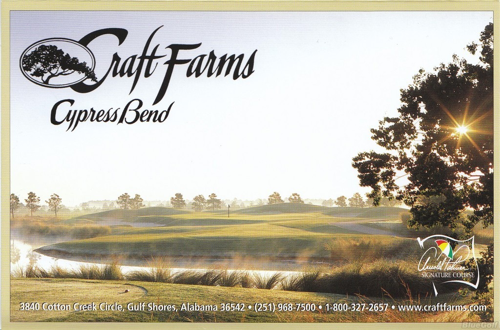 Craft Farms Cypress Bend Course Profile Course Database