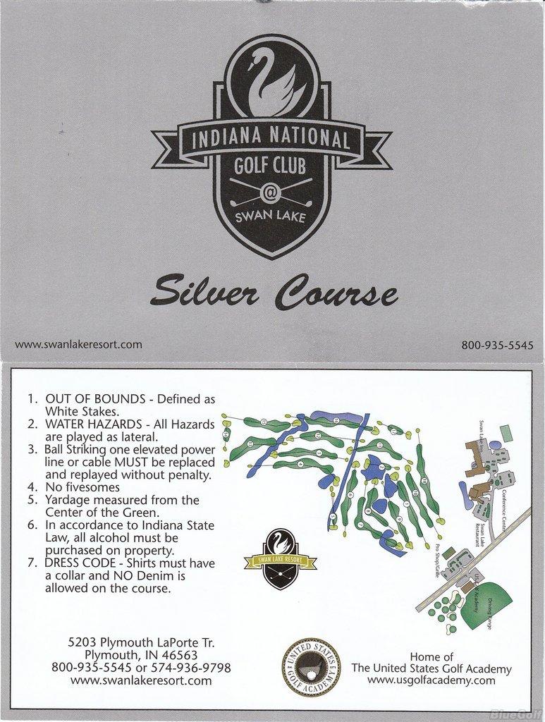 Indiana National Golf Club at Swan Lake Silver Course Course Profile