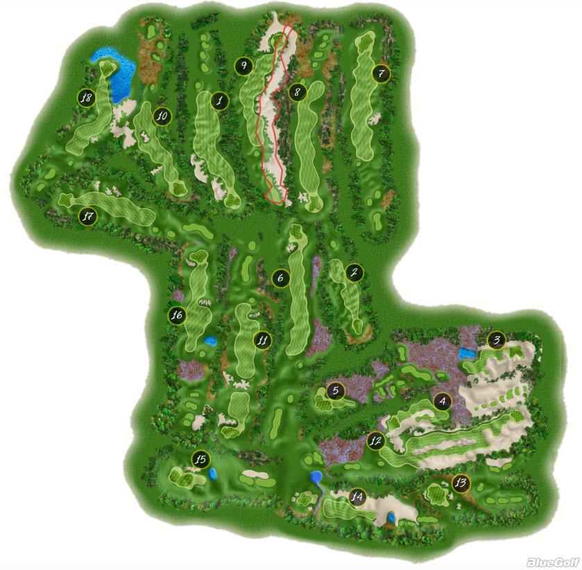 Hemlock Golf Club Layout Map Course Database