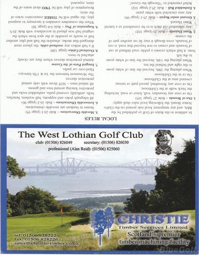 The West Lothian Golf Club