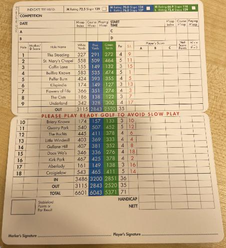Craigielaw Golf Club Course Profile Course Database Craigielaw Golf Club Course Profile Course Database