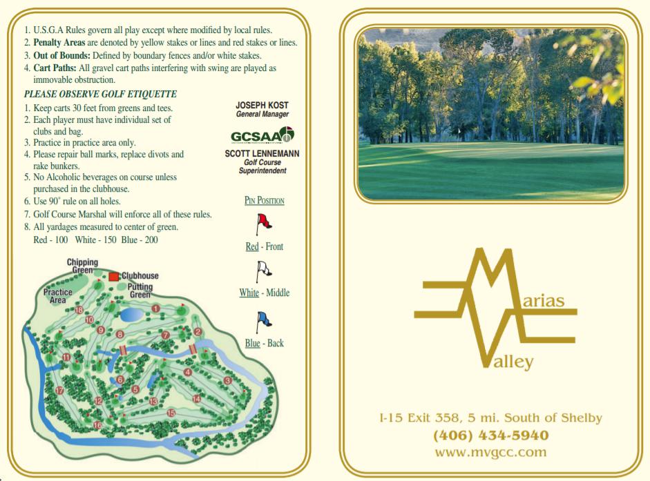 Marias Valley Golf Country Club Course Profile Course Database