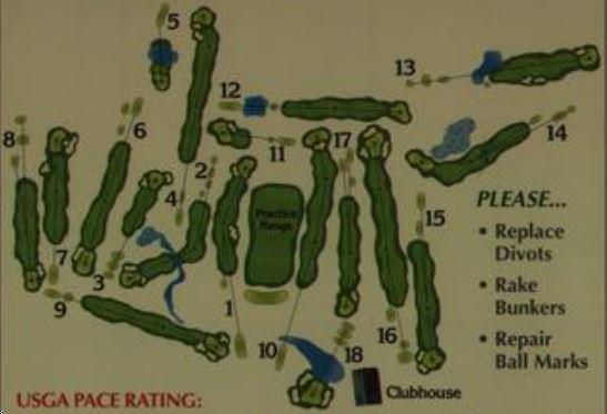 Bartlett Hills Golf Course - Layout Map | Course Database