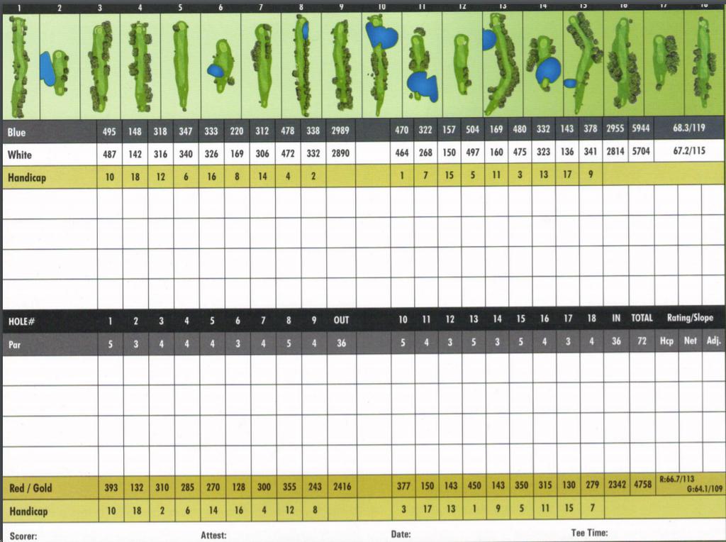 Water Oak Country Club - Course Profile | Course Database