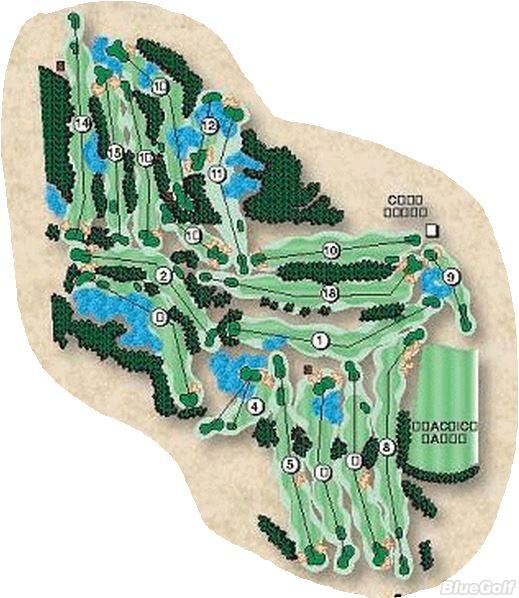 Cumberland Golf Club Layout Map Course Database