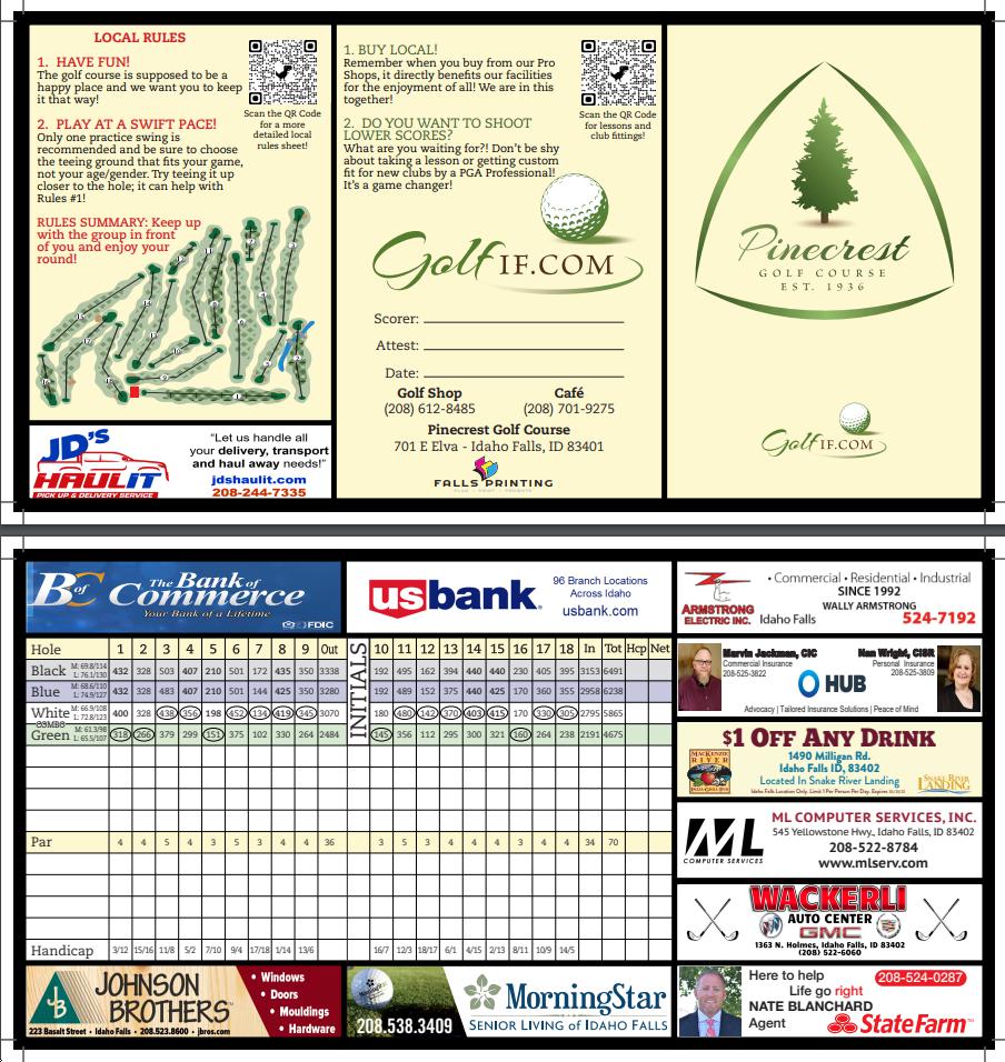 Pinecrest Golf Club Course Profile Course Database