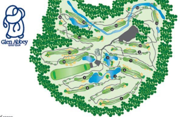 Glen Abbey Golf Club Layout Map Course Database
