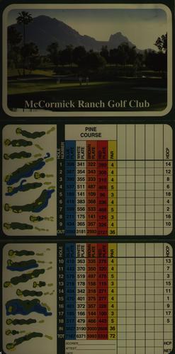 McCormick Ranch Golf Club Pine Course Profile Course Database McCormick Ranch Golf Club Pine Course Profile Course Database