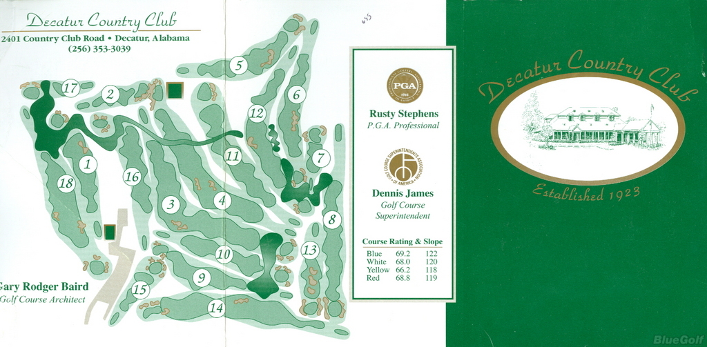 Decatur Country Club Course Profile Course Database