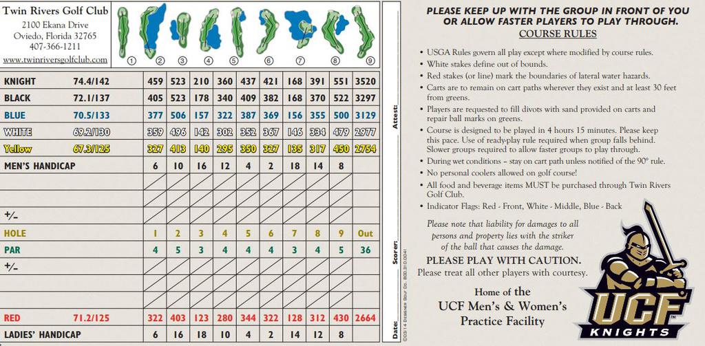 Twin Rivers Golf Club Course Profile Course Database