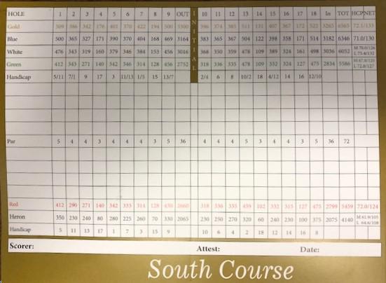 east lake woodlands country club scorecard