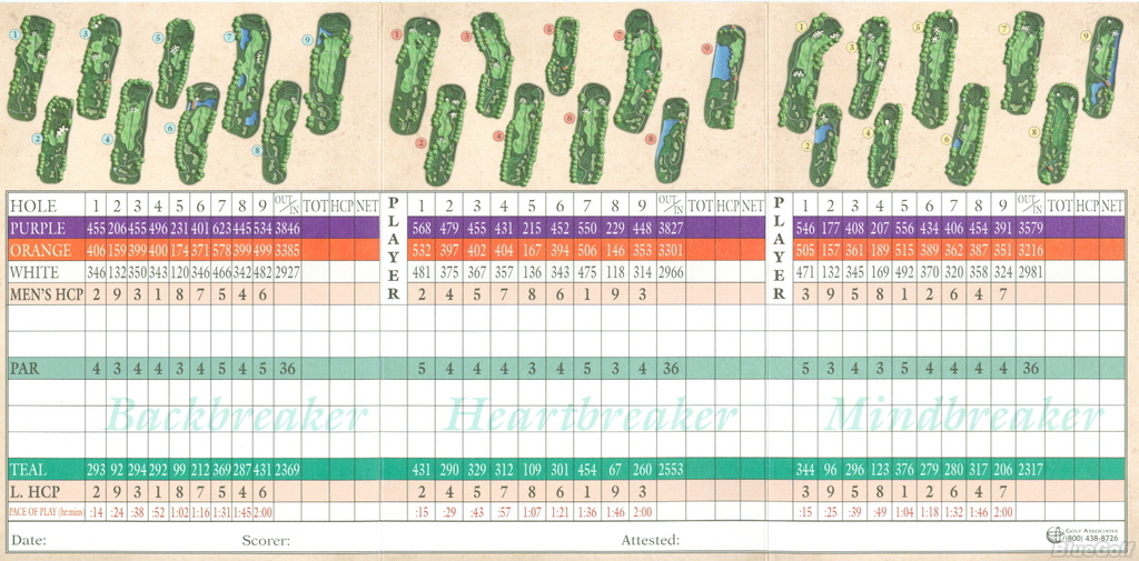 RTJ Silver Lakes Heartbreaker / Mindbreaker, Glencoe, Alabama Golf