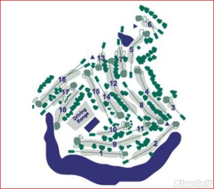 Lakeside Golf Course - Layout Map | Course Database