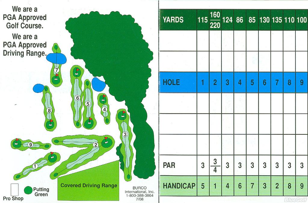 Cozy Acres Golf Club Course Profile Course Database