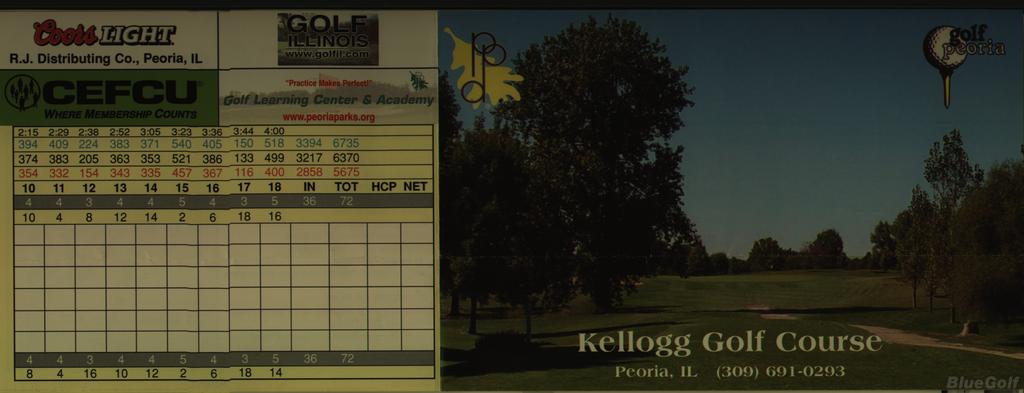 Kellogg Golf Course 18 Hole Course Profile Course Database Kellogg Golf Course 18 Hole Course Profile Course Database