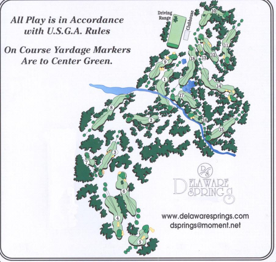 Delaware Springs Golf Course Course Profile Course Database