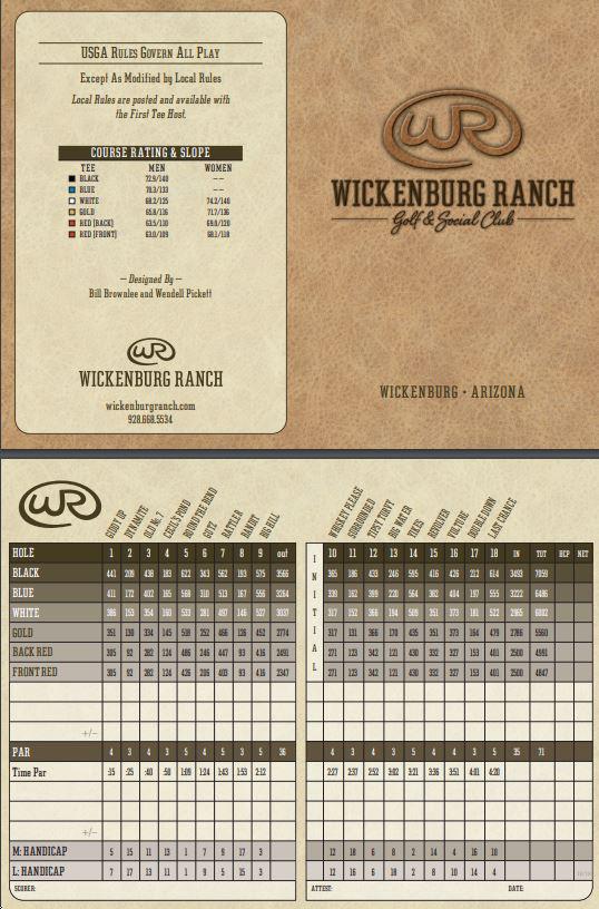 Wickenburg Ranch Golf & Social Club Course Profile Course Database