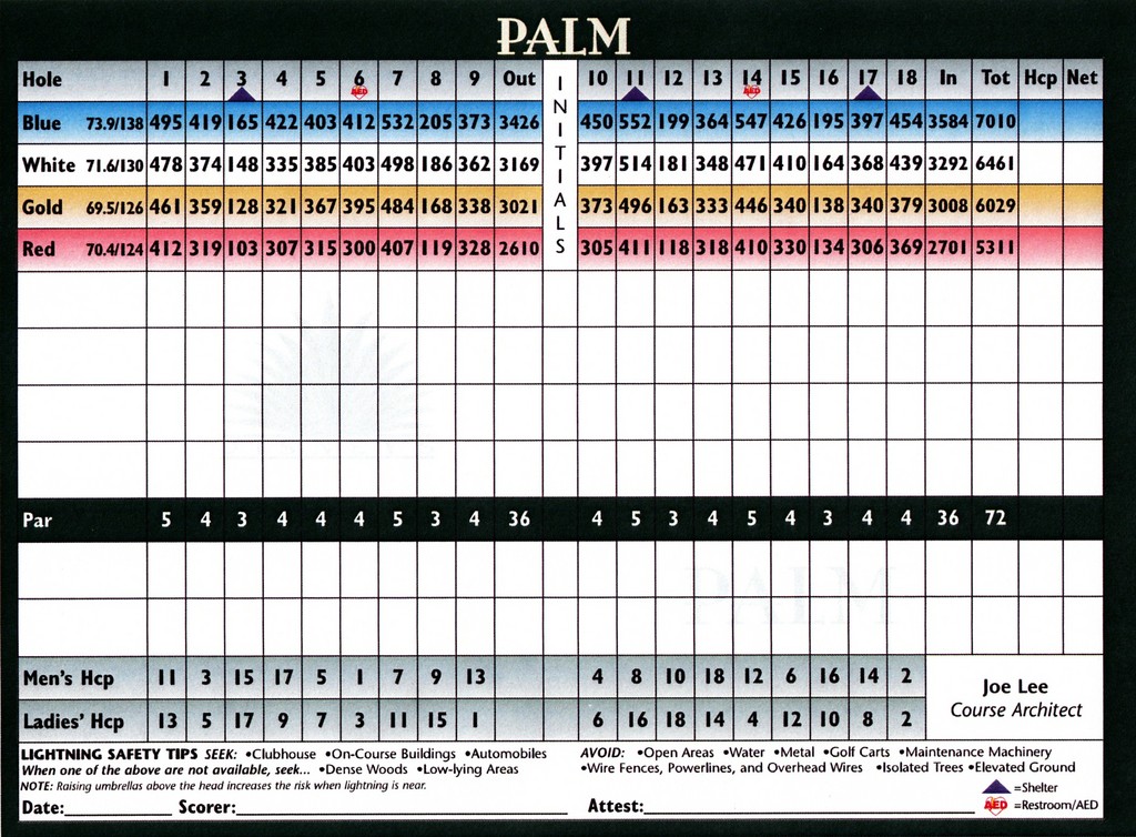 Disney S World Resort Palm Course Profile Img Jr Golf Tour