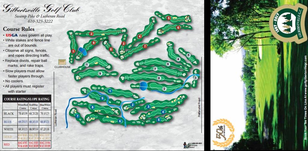 Gilbertsville Golf Club White/Red Course Profile Course Database