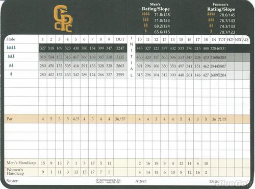 Cameron Park Country Club Course Profile Course Database Cameron Park Country Club Course Profile Course Database