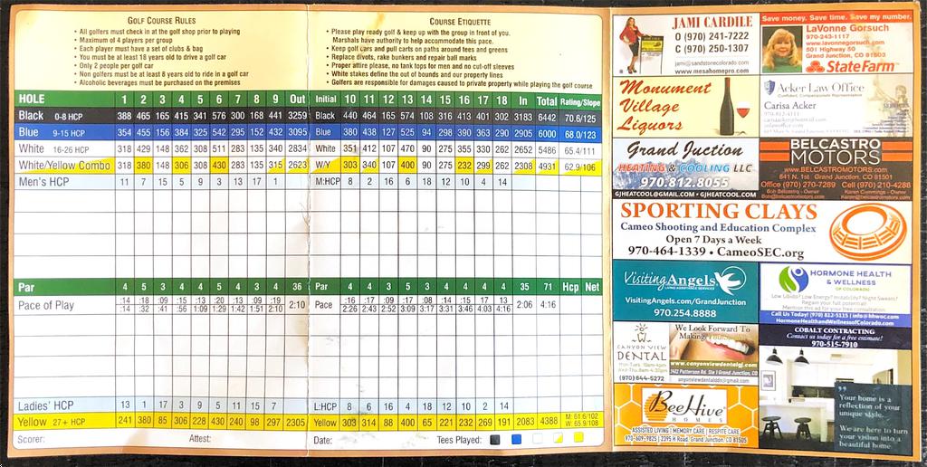 Tiara Rado Golf Course Course Profile Course Database