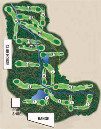 Dornick Hills Golf & Country Club - Layout Map | Course Database