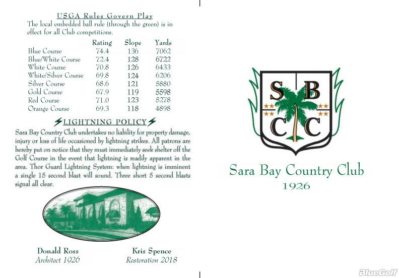 sara bay country club scorecard