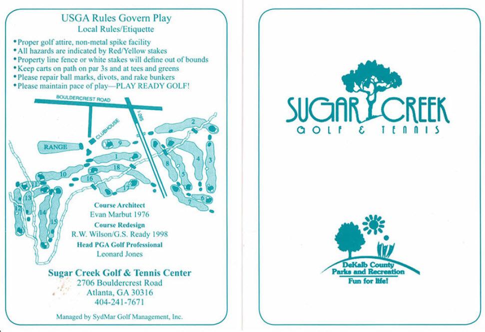 Sugar Creek Golf Club Course Profile Course Database