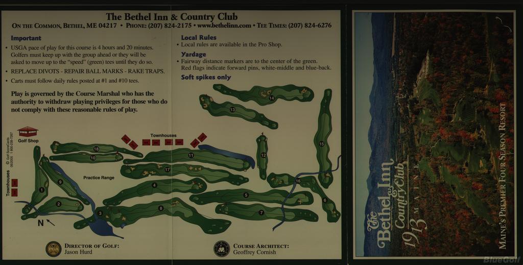 The Bethel Inn & Country Club Course Profile Course Database The Bethel Inn & Country Club Course Profile Course Database