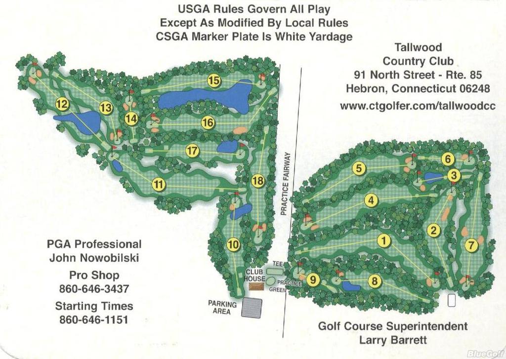 Tallwood Country Club Course Profile Course Database