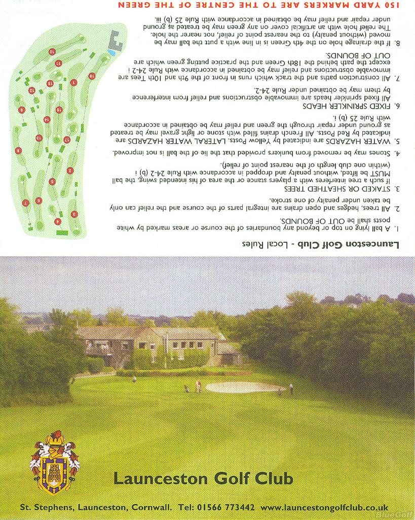 Launceston Golf Club Course Profile Course Database