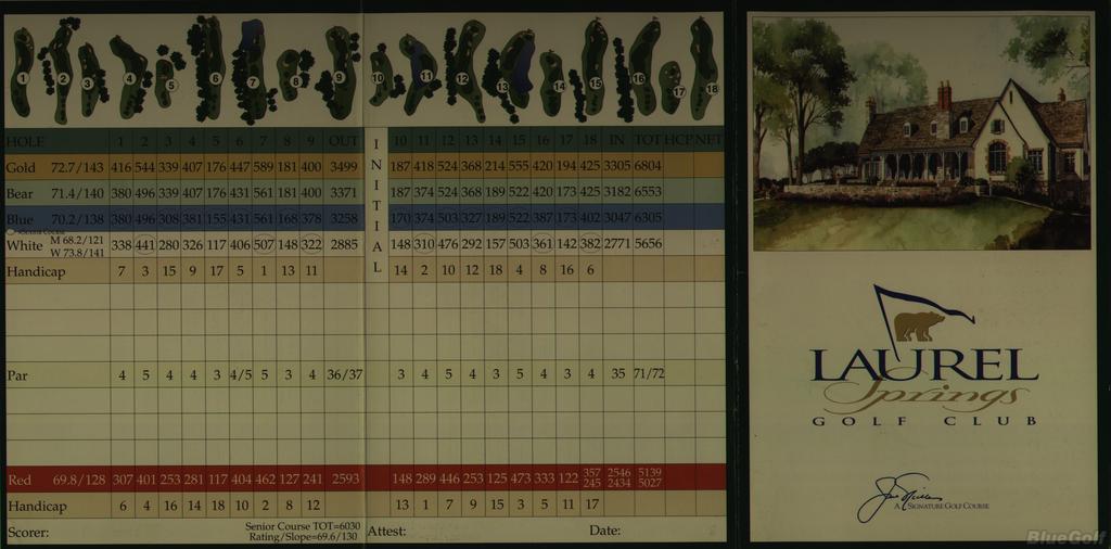 Laurel Springs Golf Club Course Profile Course Database