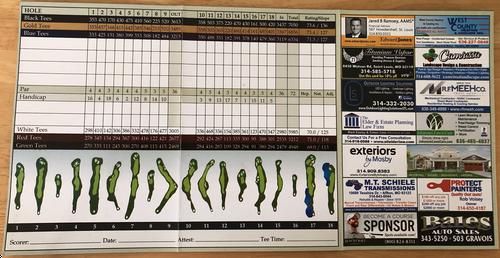 Quail Creek Golf Naples Scorecard