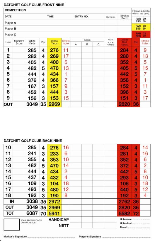 Datchet Golf Club Course Profile Course Database Datchet Golf Club Course Profile Course Database