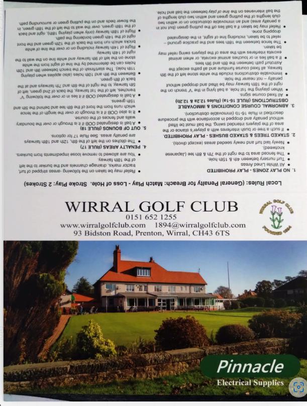 Wirral Golf Club - Course Profile | Course Database