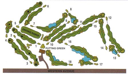 Deer Creek Golf Club - Layout Map | Course Database