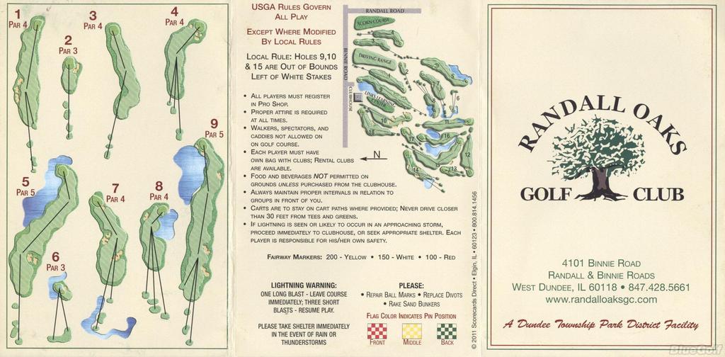 elgin country club scorecard