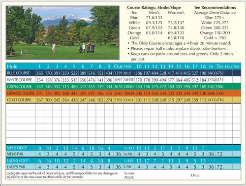 Loveland The Olde Course at Course Profile Course Database Loveland The Olde Course at Course Profile Course Database