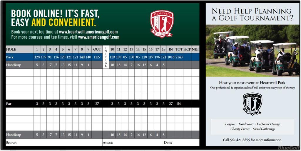 Heartwell Golf Course Course Profile Course Database