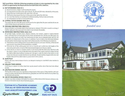 Stockport Golf Club - Course Profile | Course Database