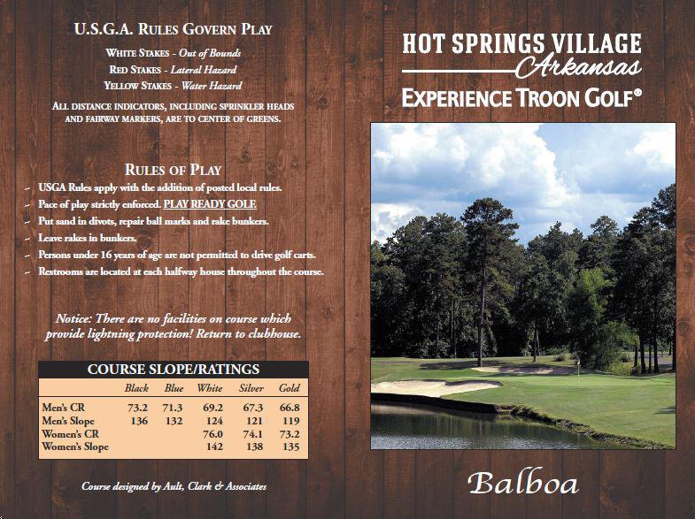 Balboa Golf Course & Country Club Course Profile Course Database