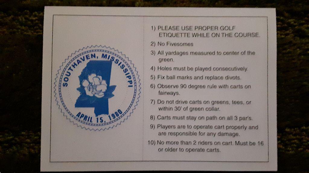 Southaven Golf Center Course Profile Course Database