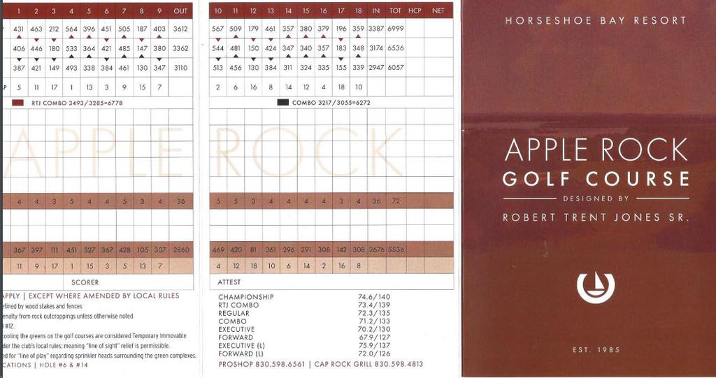 Apple Rock Course-HSB - Course Profile | S. Texas PGA