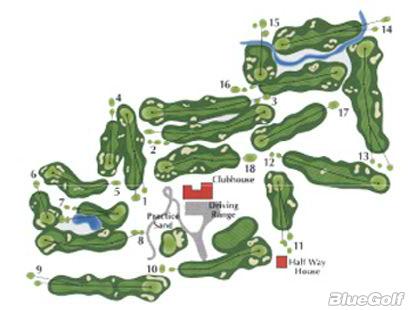 Ravisloe Country Club - Layout Map | Course Database