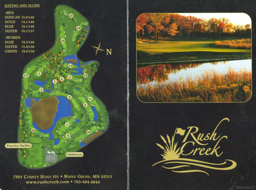 Rush Creek Golf Club Course Profile Course Database