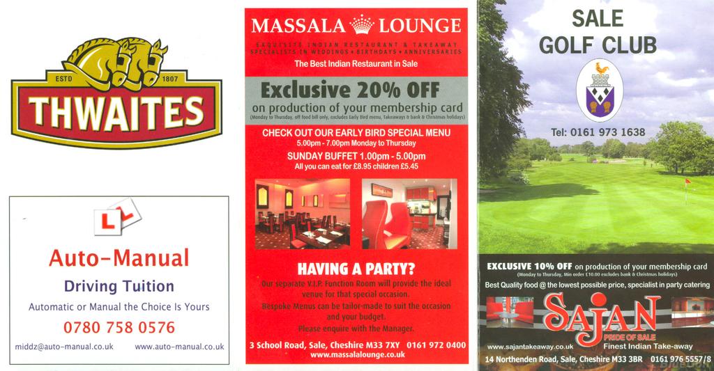 Sale Golf Club Course Profile Course Database