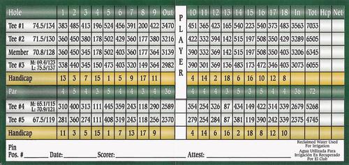 cypress lake country club scorecard